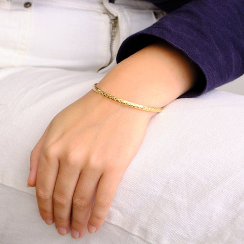 Bracelet Bracelet en or jaune 18 carats 58 Facettes