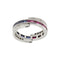 Bague 55 Bague Art Déco avec saphirs, rubis et diamants 58 Facettes 28944