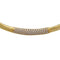 Collier Collier en or jaune oméga, diamants. 58 Facettes 31397