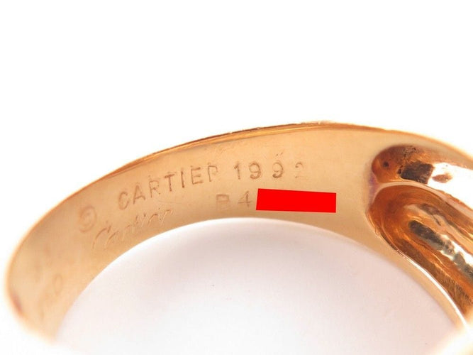 Bague 53 vintage bague CARTIER colisee or jaune 58 Facettes 258724