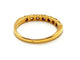 Bague 55 Bague Demie alliance Or jaune Diamant 58 Facettes 1292390CN