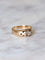 Bague Bague ancienne jonc or rose et diamant 58 Facettes