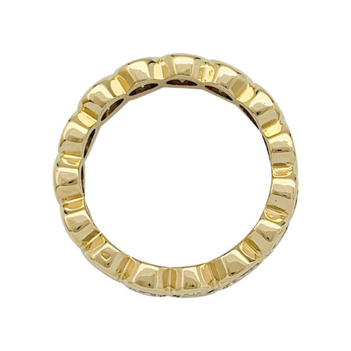 Bague 52 Alliance tour complet or jaune, diamants. 58 Facettes 31398