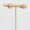 Boucles d'oreilles Boucles d'oreilles or rose dômes facettés 58 Facettes 22-452