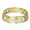 Bracelet Bracelet vintage or émail blanc attribué à Lucien Gautrait 58 Facettes 23086-0159