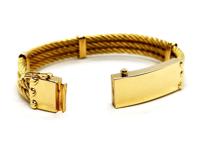 Bracelet Bracelet Manchette Or jaune 58 Facettes 1186411CN