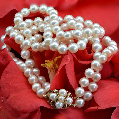 Collier Collier de perles en double rang 58 Facettes 23-072