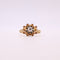 Bague Bague or jaune, pierre blanche 58 Facettes