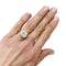 Bague 54.5 Bague diamant 5,97 carats, or et platine. 58 Facettes 31129