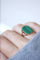 Bague Chevalière or rose et malachite 58 Facettes