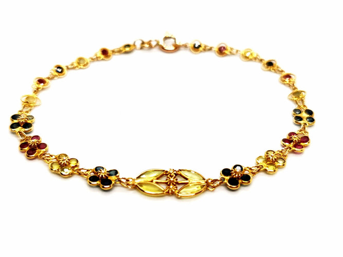 Bracelet Bracelet Art déco Or jaune Saphir 58 Facettes 1292001CN