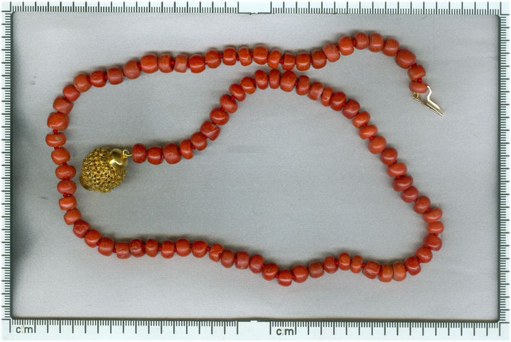 Collier Collier corail 58 Facettes 14247-0103