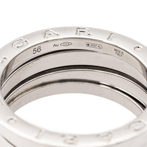 Bague 56 Bulgari Bague B.Zéro1 Or blanc 58 Facettes 2304932CN