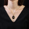 Pendentif Pendentif ancien onyx fleur perles fines et grenat 58 Facettes 14-225