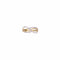 Bague Bague vintage motif croisé en or jaune 18 carats et Diamants 58 Facettes