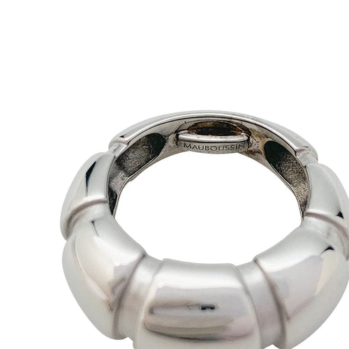Bague 47 Bague Mauboussin, "Nadja", or blanc. 58 Facettes 31213