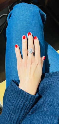 Bague 58 Bague platine et or 58 Facettes 1