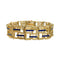 Bracelet Bracelet vintage, or jaune, émail. 58 Facettes 31987
