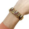 Bracelet Bracelet Boucheron en or jaune, rubis et diamants. 58 Facettes 31013