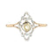 Bague 57 Bague ancienne marquise perle 58 Facettes 21-564