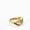 Bague Bague en or jaune diamants et saphirs 58 Facettes 5629