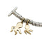 Bracelet Bracelet breloques Dodo, argent et or. 58 Facettes 31776