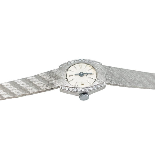 Montre Montre Jaquet Droz en or blanc et diamants. 58 Facettes 31262