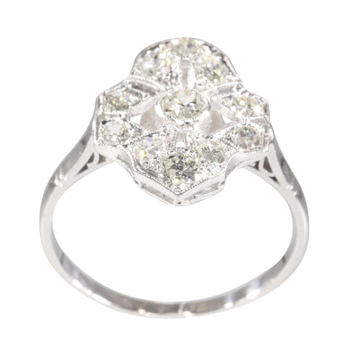 Bague 54 Bague de fiançailles en diamant 58 Facettes 22329-0120