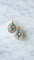 Boucles d'oreilles Dormeuses or rose, perles, turquoises et diamants 58 Facettes