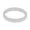 Bague 53 Alliance Boucheron "Grosgrain" en or blanc. 58 Facettes 31921