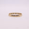 Bague Alliance diamants, saphirs 58 Facettes