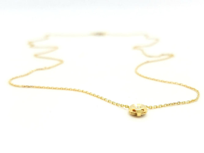 Collier Collier Or jaune Diamant 58 Facettes 579050RV