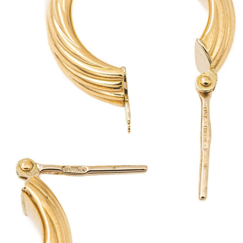 Boucles d'oreilles Boucles d'oreilles Créoles Or jaune 58 Facettes 2107060CN