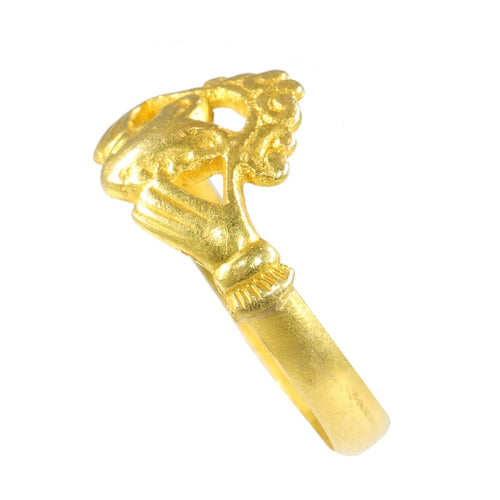 Bague 53 Bague de Claddagh hollandaise 1670 58 Facettes 23304-0151