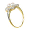 Bague 52 Bague de fiançailles diamant perle Art Déco 58 Facettes 23271-0580