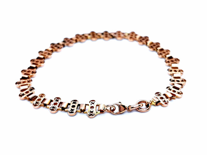 Bracelet Bracelet Or rose 58 Facettes 948413CD