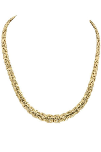 Collier COLLIER MAILLE PLATE FANTAISIE 58 Facettes 059121