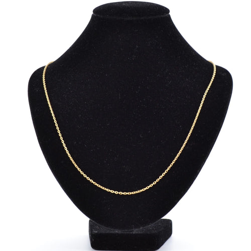 Collier Chaine or maille forçat limée 58 Facettes 17-015