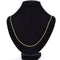 Collier Chaine or maille forçat limée 58 Facettes 17-015