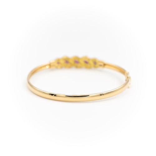 Bracelet Bracelet Jonc Or jaune Rubis 58 Facettes 2025660CN