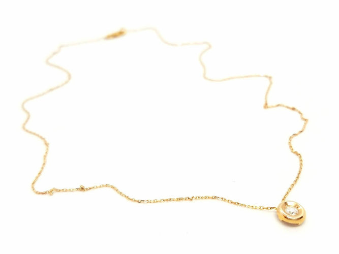 Collier Collier Or rose Diamant 58 Facettes 579104RV