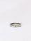 Bague Alliance américaine en or blanc et diamants 58 Facettes J56