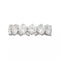 Bague 51.5 Alliance tour complet en or blanc, diamants. 58 Facettes 31363