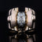 Bague 50 Bague tank diamants taillés en rose 58 Facettes 22-078