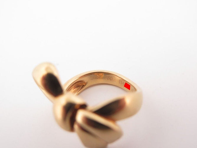 Bague 49 bague CHRISTIAN DIOR noeud en or jaune 18k 58 Facettes 257221