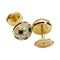 Boucles d'oreilles Boucles d'oreilles Cartier, "Mimi", or jaune, diamants, émeraudes. 58 Facettes 30968