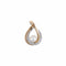 Pendentif PENDENTIF "DEUX ORS" & PERLE 58 Facettes BO/220079 NSS