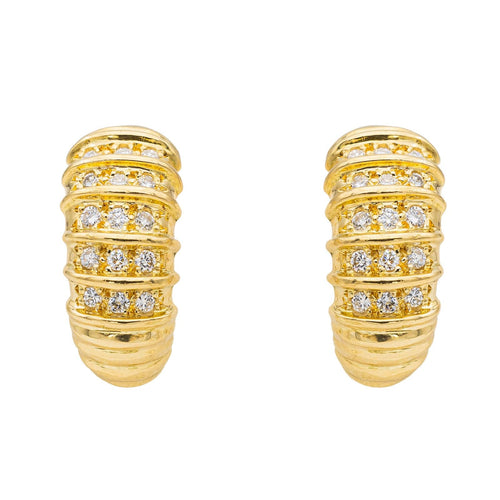 Boucles d'oreilles Boucles d'oreilles Clips Or jaune Diamant 58 Facettes 2666017CN