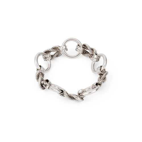 Bracelet HERMES - Bracelet Argent 58 Facettes 1