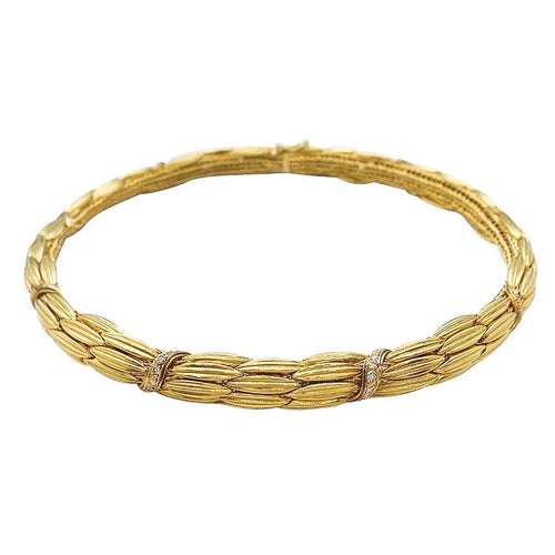 Collier Collier Lalaounis "Epis" en or jaune et diamants. 58 Facettes 31909